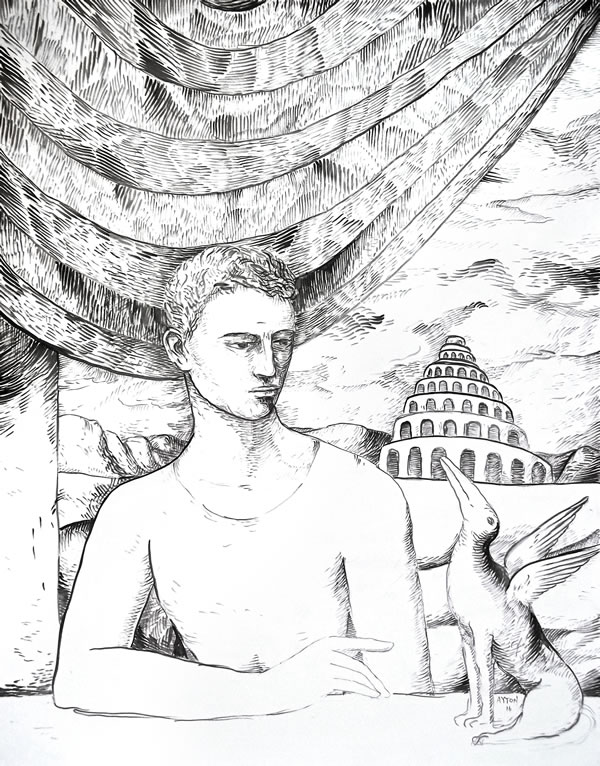 A Boy and His Creature by William T. Ayton