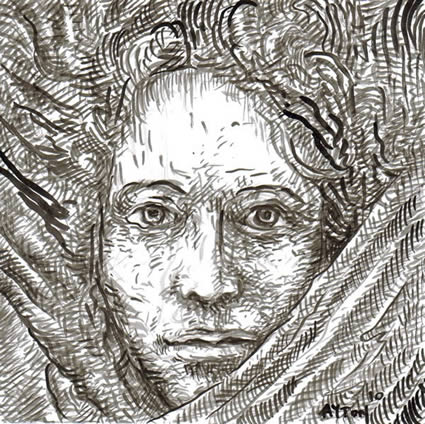 Every Angel is Terrifying
(from Rilke's Duino Elegies) by William T. Ayton