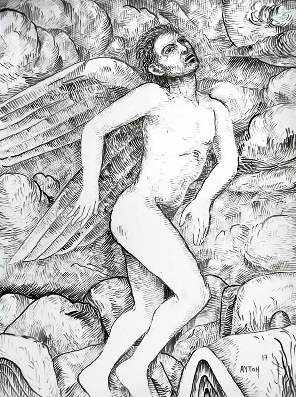 The Flight of Icarus by William T. Ayton