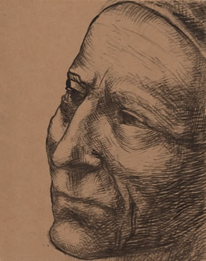 Hawkish Old Man by William T. Ayton