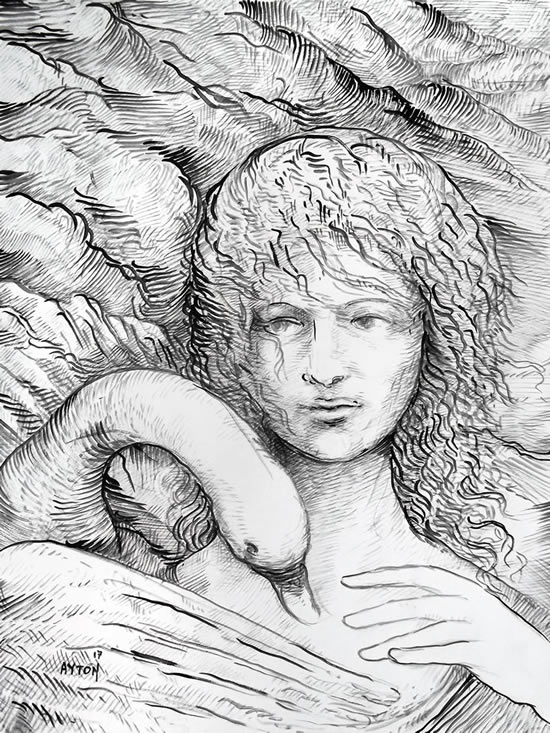 Leda & The Swan by William T. Ayton