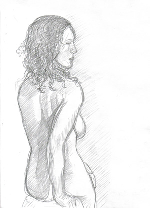 Life Drawing by William T. Ayton