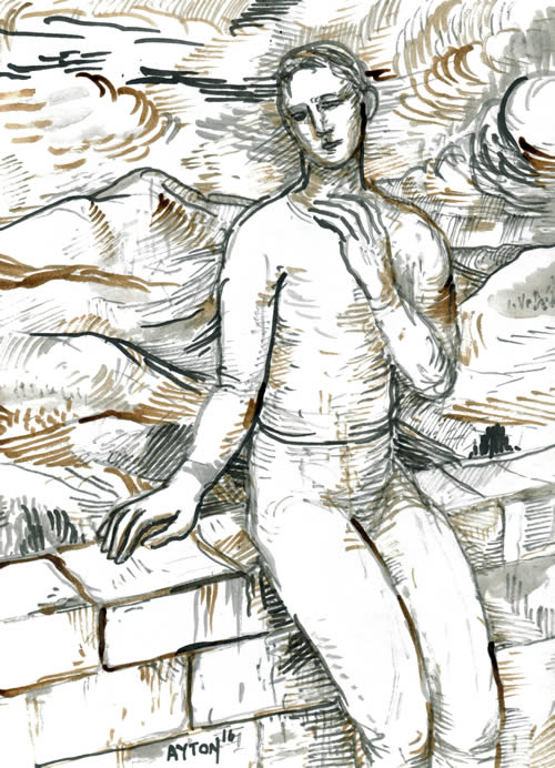 The Man on the Wall by William T. Ayton