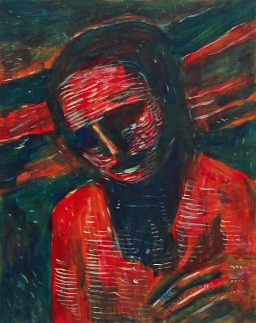The Outsider (in Red) by William T. Ayton