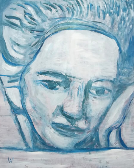 Angel Peering Over a Wall by William T. Ayton