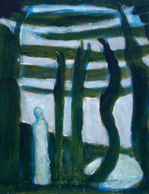 Figure Among Trees by William T. Ayton