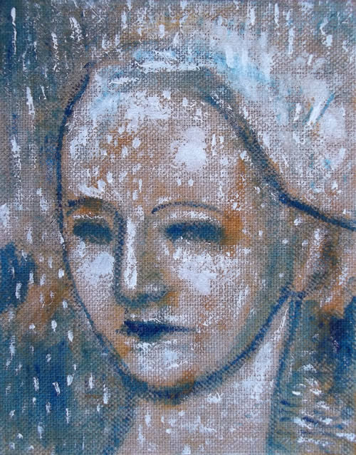 Woman with a White Headdress by William T. Ayton