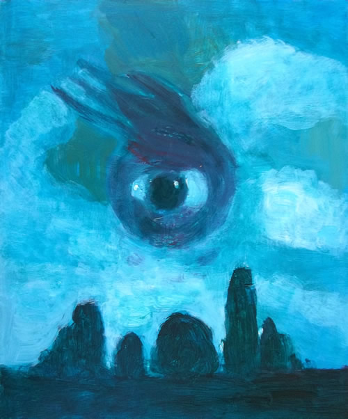 Landscape with Winged Eye by William T. Ayton